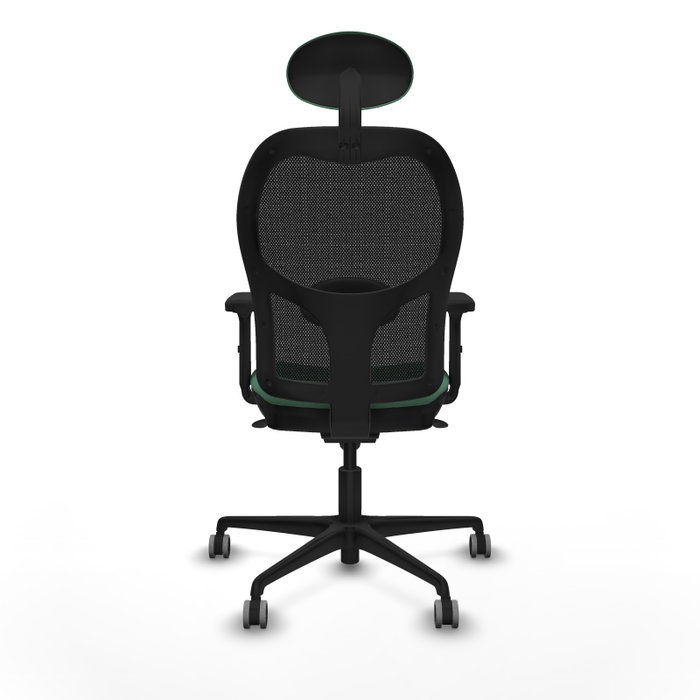 PIQUERAS Y CRESPO Silla de oficina Jorquera con mecanismo Sincro, Verde esmeralda y Negro PIQUERAS Y CRESPO Silla de oficina Jorquera con mecanismo Sincro, Verde esmeralda y Negro