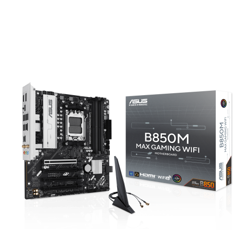 ASUS B850M MAX GAMING WIFI micro ATX con socket AM5 y DDR5