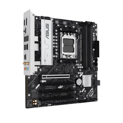 ASUS B850M MAX GAMING WIFI micro ATX con socket AM5 y DDR5