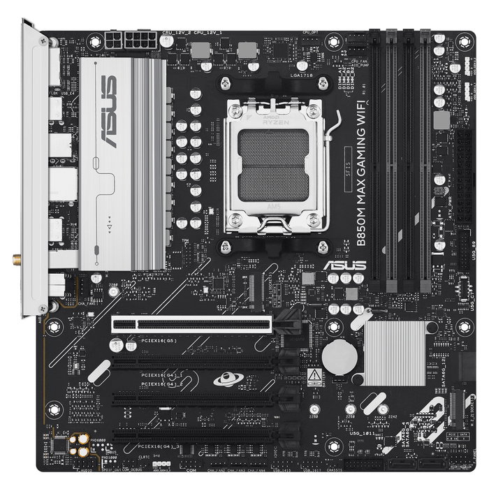 ASUS B850M MAX GAMING WIFI micro ATX ASUS B850M MAX GAMING WIFI micro ATX