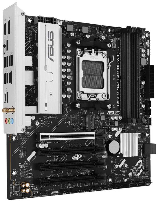ASUS B850M MAX GAMING WIFI micro ATX con socket AM5 y DDR5