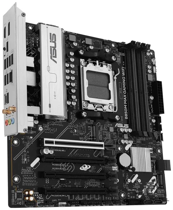 ASUS B850M MAX GAMING WIFI micro ATX con socket AM5 y DDR5