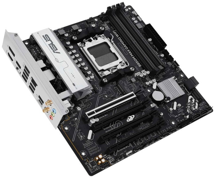 ASUS B850M MAX GAMING WIFI micro ATX con socket AM5 y DDR5