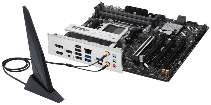 ASUS B850M MAX GAMING WIFI micro ATX con socket AM5 y DDR5