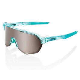 100percent S2 HiPER Silver Mirror Lens Polished Translucent Mint