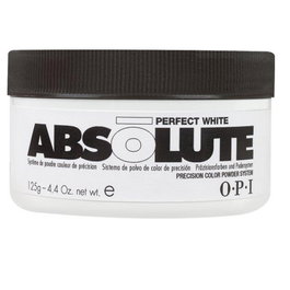 Absolute, Polvo acrílico para uñas, Blanco perfecto, 125 g