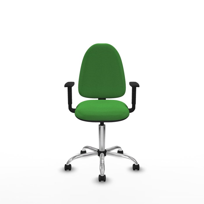 PIQUERAS Y CRESPO Silla de oficina Aýna Verde con Brazos 1D