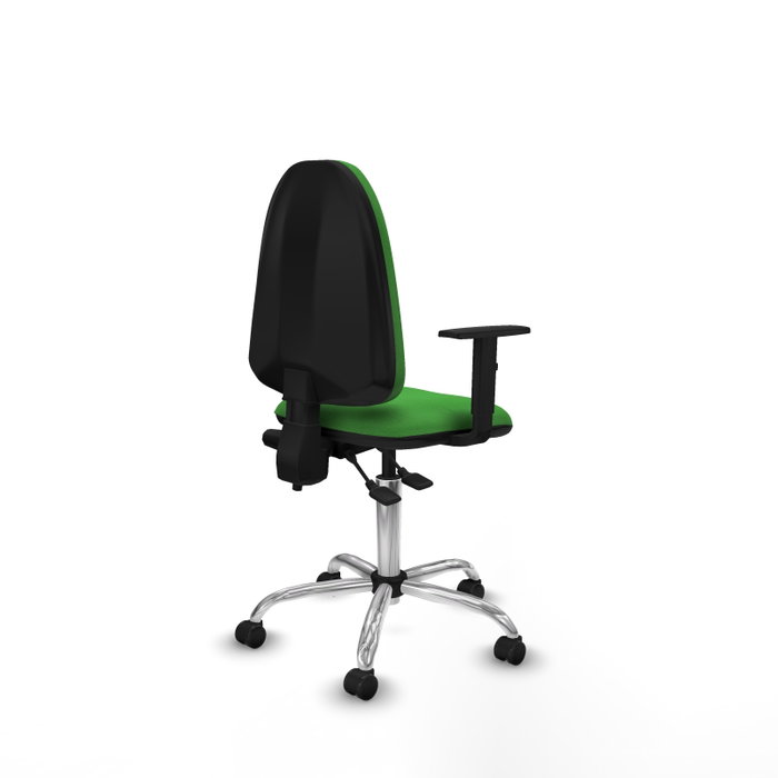 PIQUERAS Y CRESPO Silla de oficina Aýna Verde con Brazos 1D