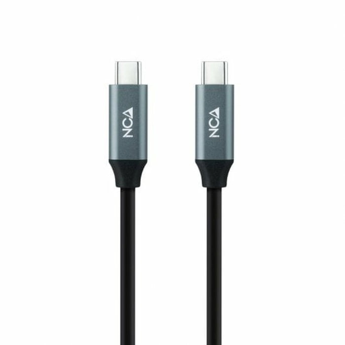 Nanocable 10.01.4303 Cable USB-C a USB-C 3m 20Gbps 100W 4K/60Hz Gris y Negro