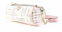 Guess Manhattan Bolso bandolera de tela Tweed rosa