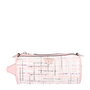 Guess Manhattan Bolso bandolera de tela Tweed rosa