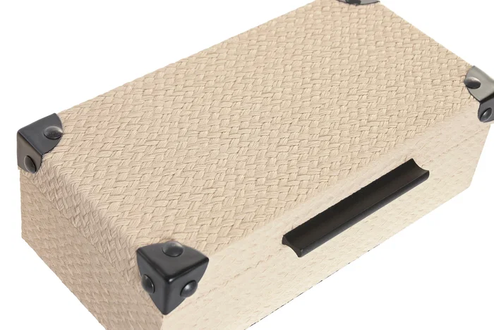 DKD Home Decor Set de 2 Cajas de Madera 34x20x12 Beige y Negro