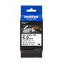Brother HSe-211E Cinta tubo termorretráctil Negro sobre blanco