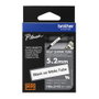 Brother HSe-211E Cinta tubo termorretráctil Negro sobre blanco