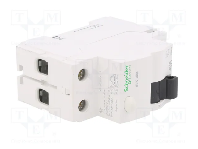 SCHNEIDER ELECTRIC Interruptor diferencial ACTI9 RCD 40A 30mA 2 polos SCHNEIDER ELECTRIC Interruptor diferencial ACTI9 RCD 40A 30mA 2 polos