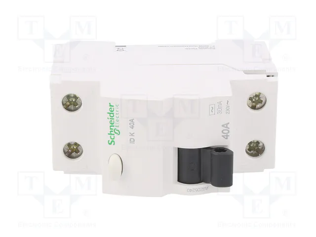 SCHNEIDER ELECTRIC Interruptor diferencial ACTI9 RCD 40A 30mA 2 polos SCHNEIDER ELECTRIC Interruptor diferencial ACTI9 RCD 40A 30mA 2 polos
