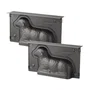 Zenker 1695520256157 Juego 2 Moldes Tarta 3D Forma Cordero Pascua 900 ml