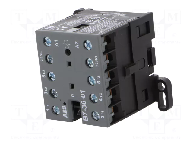 ABB Contactor B7 3-polar 12A 380-415VAC ABB Contactor B7 3-polar 12A 380-415VAC