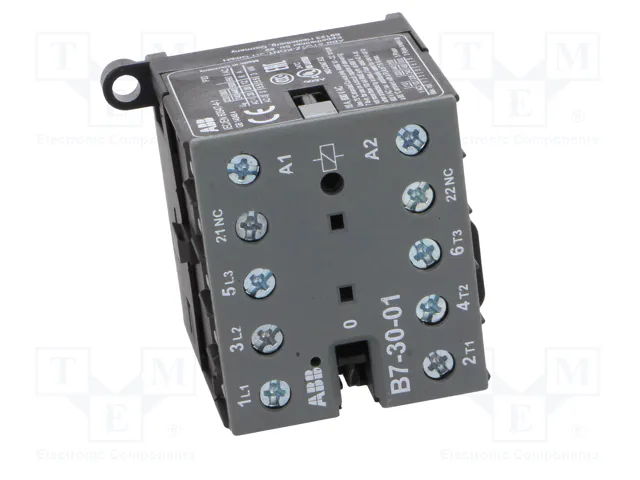ABB Contactor B7 3-polar 12A 380-415VAC ABB Contactor B7 3-polar 12A 380-415VAC