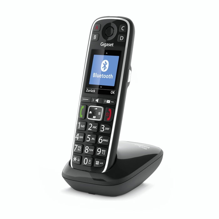Gigaset E720 Teléfono DECT/analógico Negro
