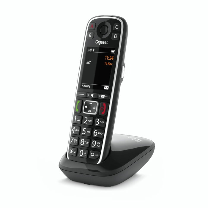 Gigaset E720 Teléfono DECT/analógico Negro