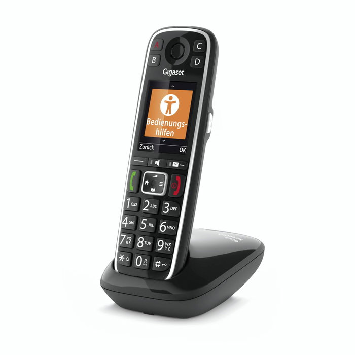 Gigaset E720 Teléfono DECT/analógico Negro