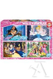 EDUCA BORRAS Multi 4 Puzzles 34x25 cm