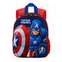 Karactermania Mochila 3D Capitán América Patriot, Mochila Preescolar con Relieve Frontal y Bolsillo Lateral, Multicolor, 26 x 11 x 31 cm