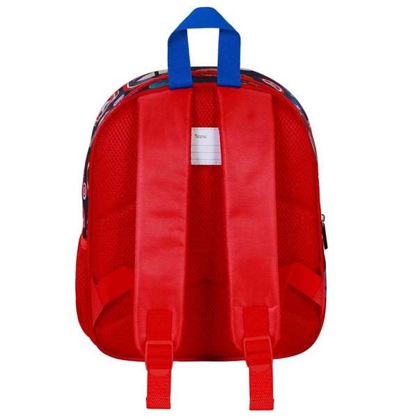 Karactermania Mochila 3D Capitán América Patriot, Mochila Preescolar con Relieve Frontal y Bolsillo Lateral, Multicolor, 26 x 11 x 31 cm Karactermania Mochila 3D Capitán América Patriot, Mochila Preescolar con Relieve Frontal y Bolsillo Lateral, Multicolor, 26 x 11 x 31 cm