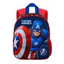 Karactermania Mochila 3D Capitán América Patriot, Mochila Preescolar con Relieve Frontal y Bolsillo Lateral, Multicolor, 26 x 11 x 31 cm