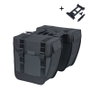 Basil Alforjas Tour MIK 2.0 28L Impermeables Negro
