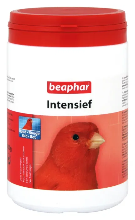 Beaphar Intensief Rojo para Canarios y Pájaros de Factor Rojo - Colorante de Alimento 500 g Beaphar Intensief Rojo para Canarios y Pájaros de Factor Rojo - Colorante de Alimento 500 g