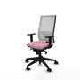 PIQUERAS Y CRESPO Silla de oficina Horna Rosa y Blanco