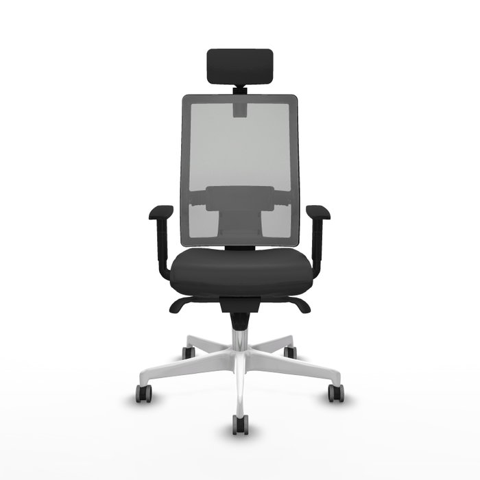 PIQUERAS Y CRESPO Silla de oficina Horna con mecanismo Sincro Gris PIQUERAS Y CRESPO Silla de oficina Horna con mecanismo Sincro Gris