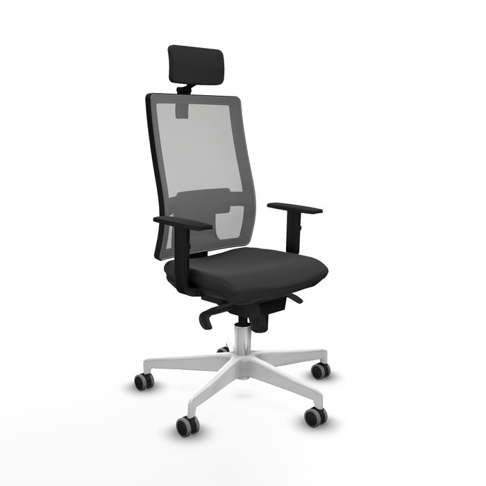 PIQUERAS Y CRESPO Silla de oficina Horna con mecanismo Sincro Gris PIQUERAS Y CRESPO Silla de oficina Horna con mecanismo Sincro Gris