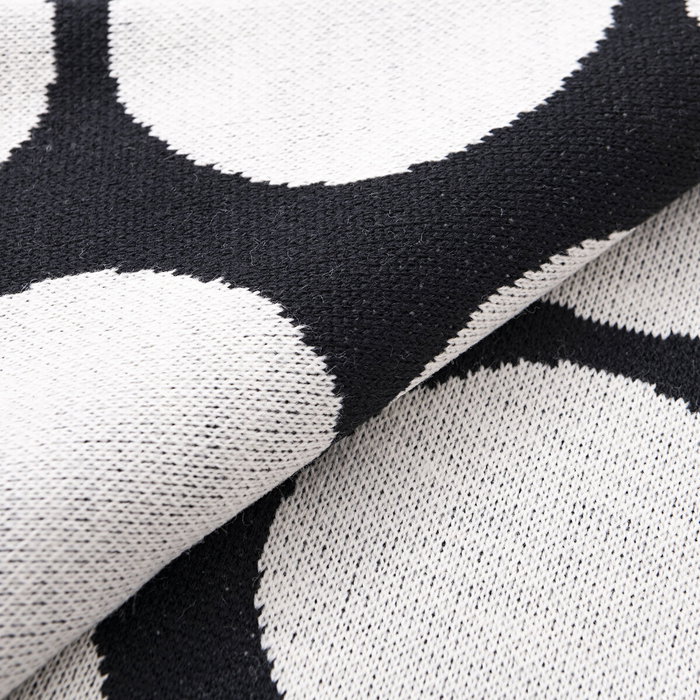 Cubrecamas Benetton Negro 140 x 190 cm Topos