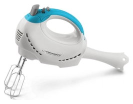 Esperanza Tiramisu EKM010 Batidora de mano blanco y azul