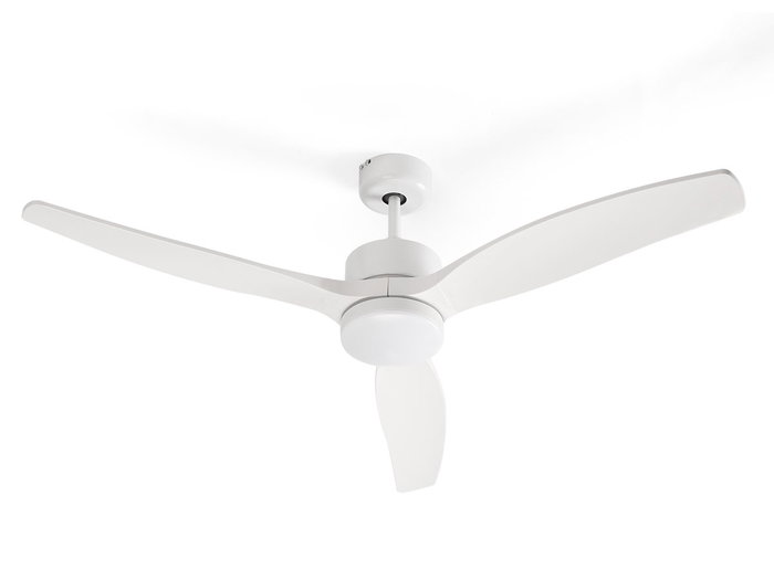 Argon Ventilador de Techo con Luz, 3 Aspas, Blanco, 40W, Motor DC, Mando a Distancia, 116x45x116 cm