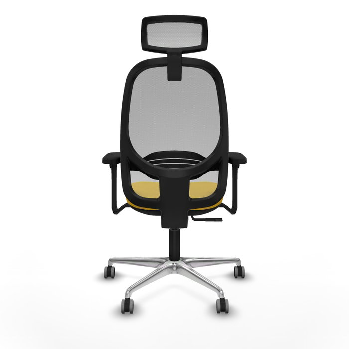 PIQUERAS Y CRESPO Silla de oficina Cilanco con mecanismo Sincro, Amarillo y Gris PIQUERAS Y CRESPO Silla de oficina Cilanco con mecanismo Sincro, Amarillo y Gris