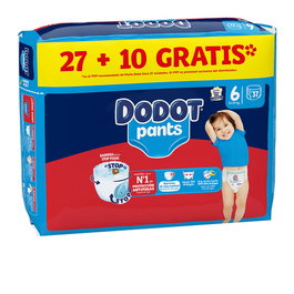 Dodot Pants Pañal-Braguita Talla 6, 15+ kg, 37 unidades