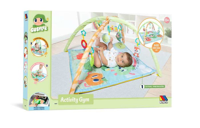 Molto Manta Gimnasio Actividades Activity Gym 3 en 1 Gusy Luz 80x80x45 cm Molto Manta Gimnasio Actividades Activity Gym 3 en 1 Gusy Luz 80x80x45 cm