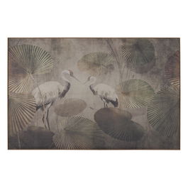 Cuadro Impresión Garza Dm-Madera 120 X 3 X 80 cm