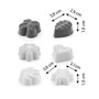 Tescoma Molde de silicona para bombones Delicia, 6 piezas
