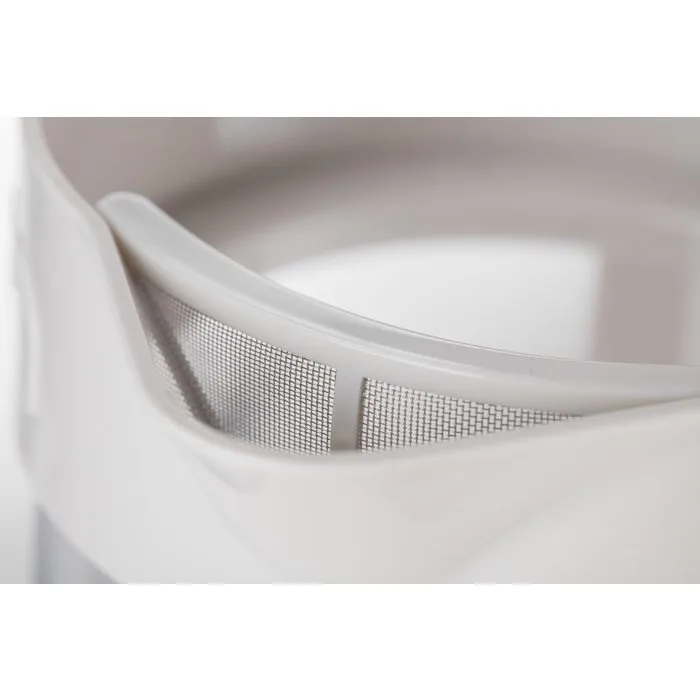 Bodum 11659 Bistro Hervidor eléctrico 1500W, 1.1L, Blanco Crema, Selector de Temperatura