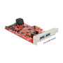 DeLOCK SATA3 PCIe Delock U3S6 USB3/SATA3