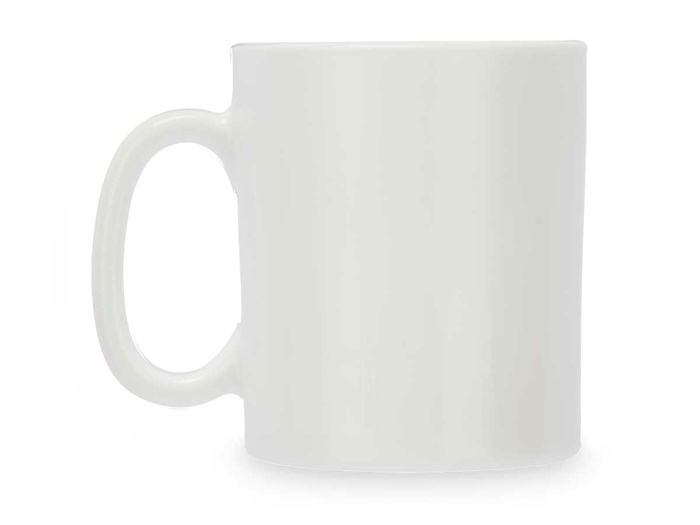 Vivalto Jarra Mug Opal 280 ml - Blanco - Dimensiones 11x9.5x8 cm (Set de 48)