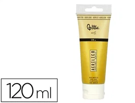Liderpapel Pintura Acrílica Tubo 120 ml Ocre Amarillo