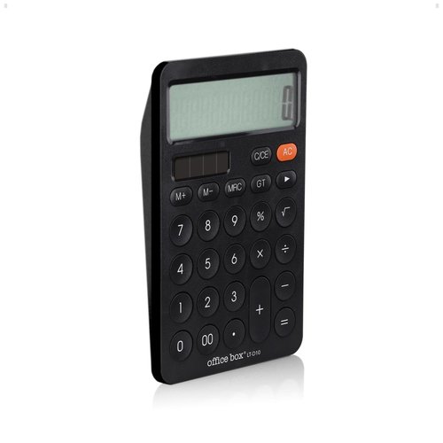 Calculadora Sobremesa Office Box Dual Power 12 Digitos Negro Calculadora Sobremesa Office Box Dual Power 12 Digitos Negro