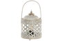 DKD Home Decor Farola de Metal y Cristal Estilo Árabe Envejecido