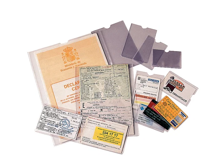 Esselte Funda Portadocumentos Plástico Transparente 140 Micras Tamaño 67x99 mm
